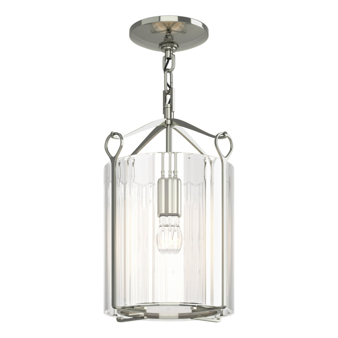 Bow One Light Semi-Flush Mount in Sterling - available from The Lighting Shoppe, trusted by Canadian homeowners