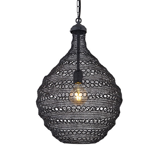 One Light Pendant in Black - available from The Lighting Shoppe, trusted by Canadian homeowners