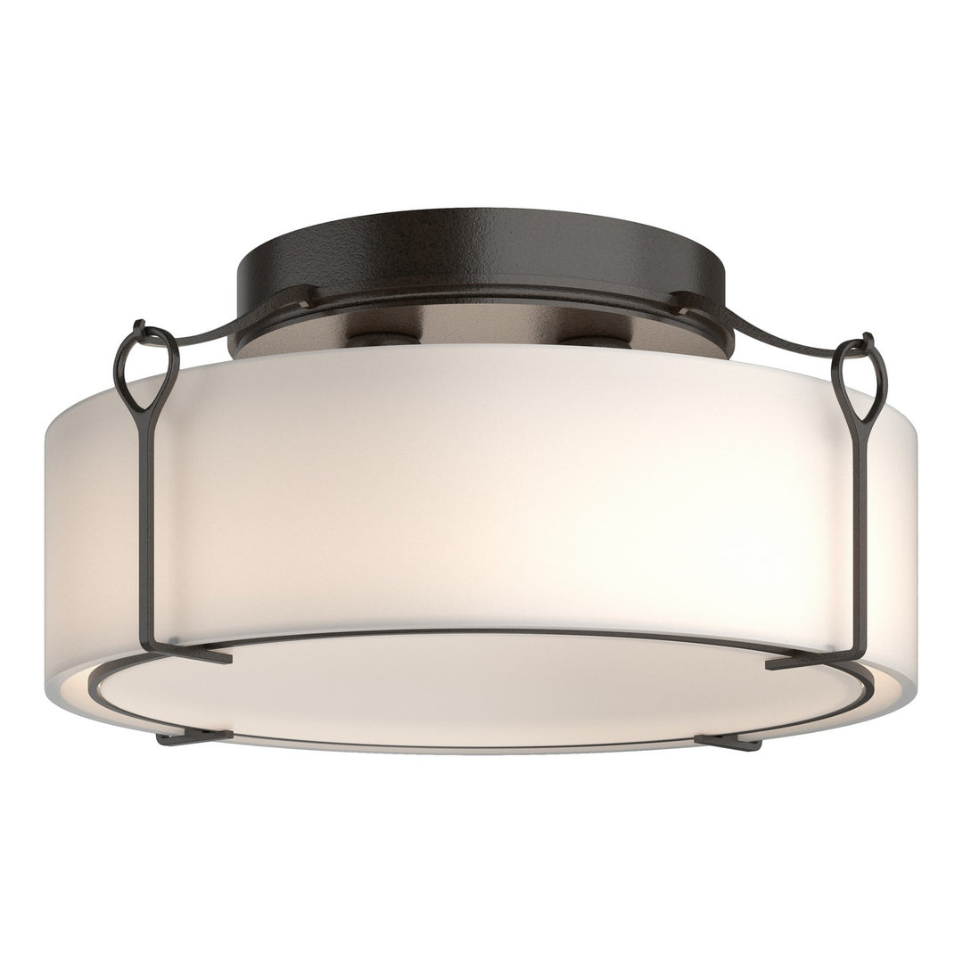 Bow Four Light Semi-Flush Mount in Oil Rubbed Bronze - available from The Lighting Shoppe, trusted by Canadian homeowners
