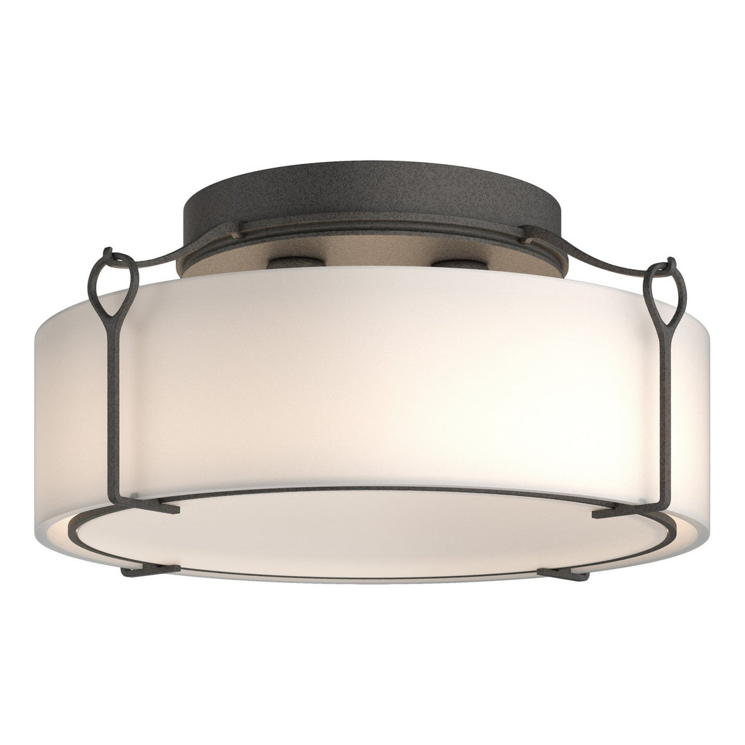 Bow Four Light Semi-Flush Mount in Natural Iron - available from The Lighting Shoppe, trusted by Canadian homeowners