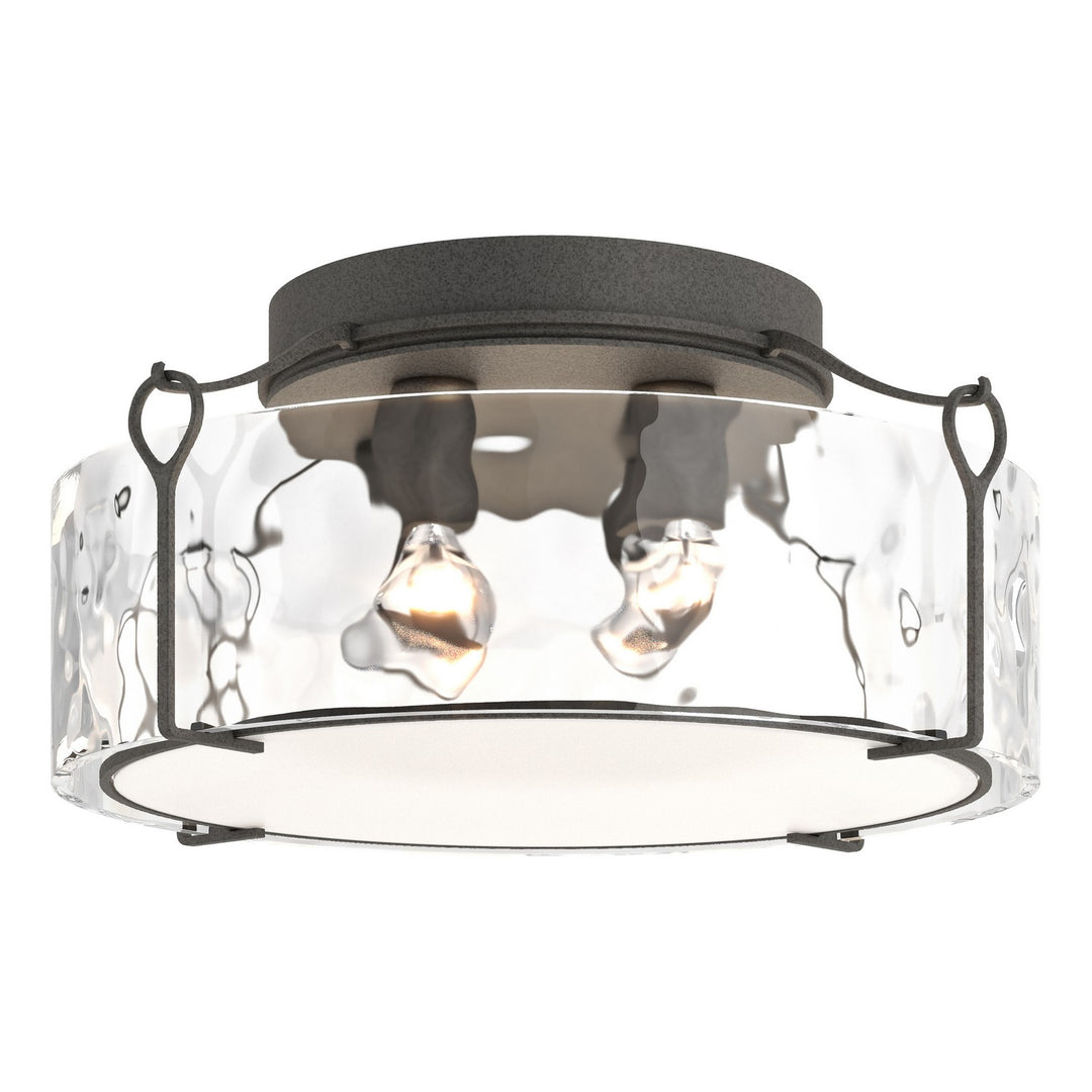 Hubbardton Forge Canada - 121145-SKT-20-LL0216 - Four Light Semi-Flush Mount - Bow - Natural Iron