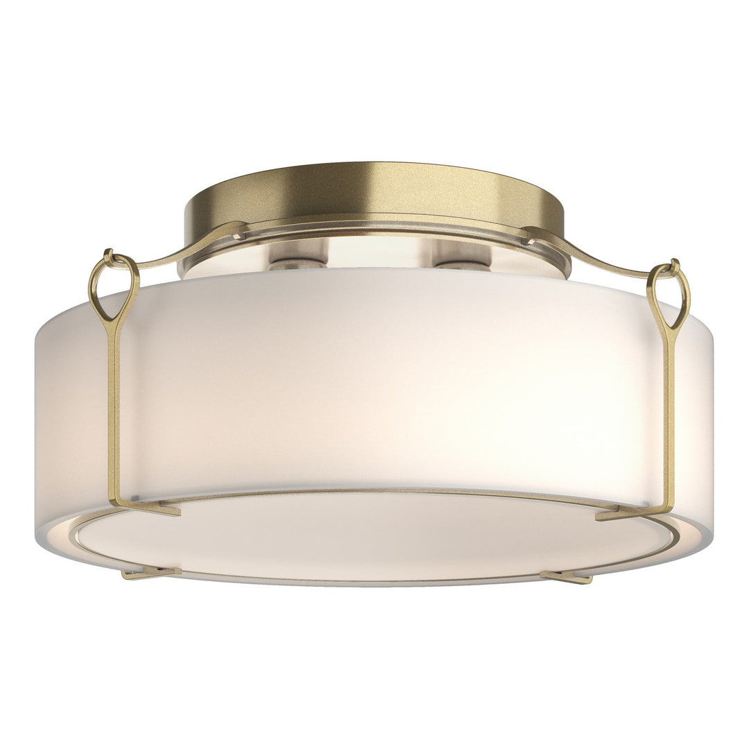 Hubbardton Forge Canada - 121145-SKT-86-GG0216 - Four Light Semi-Flush Mount - Bow - Modern Brass