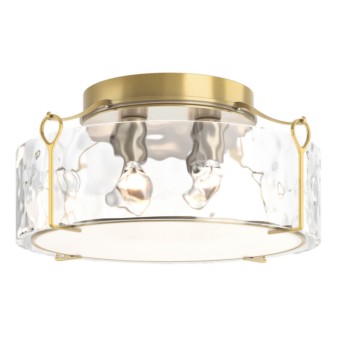 Hubbardton Forge Canada - 121145-SKT-86-LL0216 - Four Light Semi-Flush Mount - Bow - Modern Brass