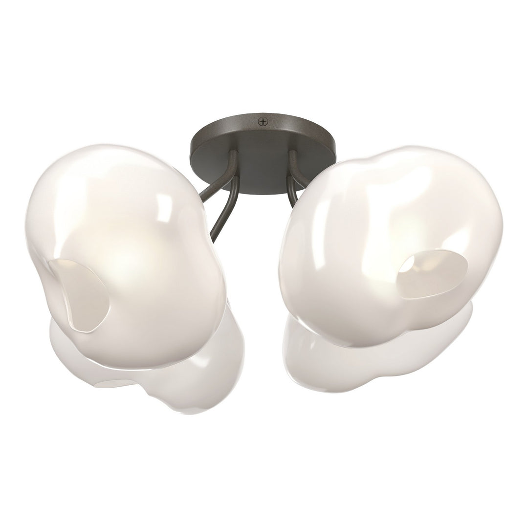 Hubbardton Forge Canada - 121370-SKT-07-FD0710 - Four Light Semi-Flush Mount - Ume - Dark Smoke
