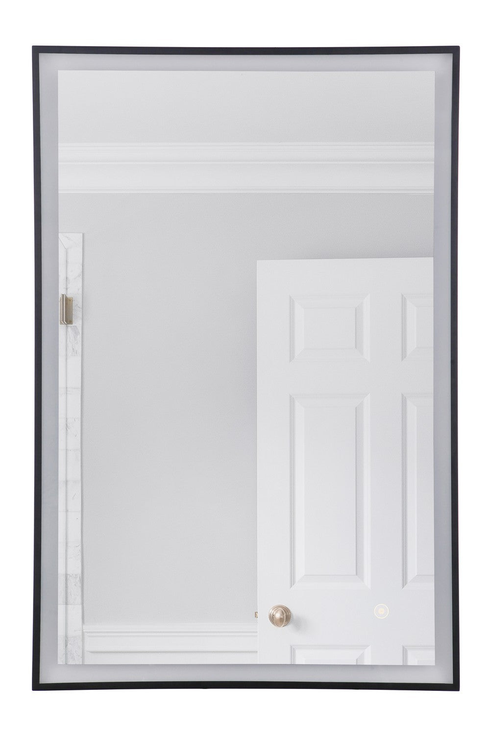 Framed,LED Mirror LED Mirror in Flat Black - available from The Lighting Shoppe, trusted by Canadian homeowners