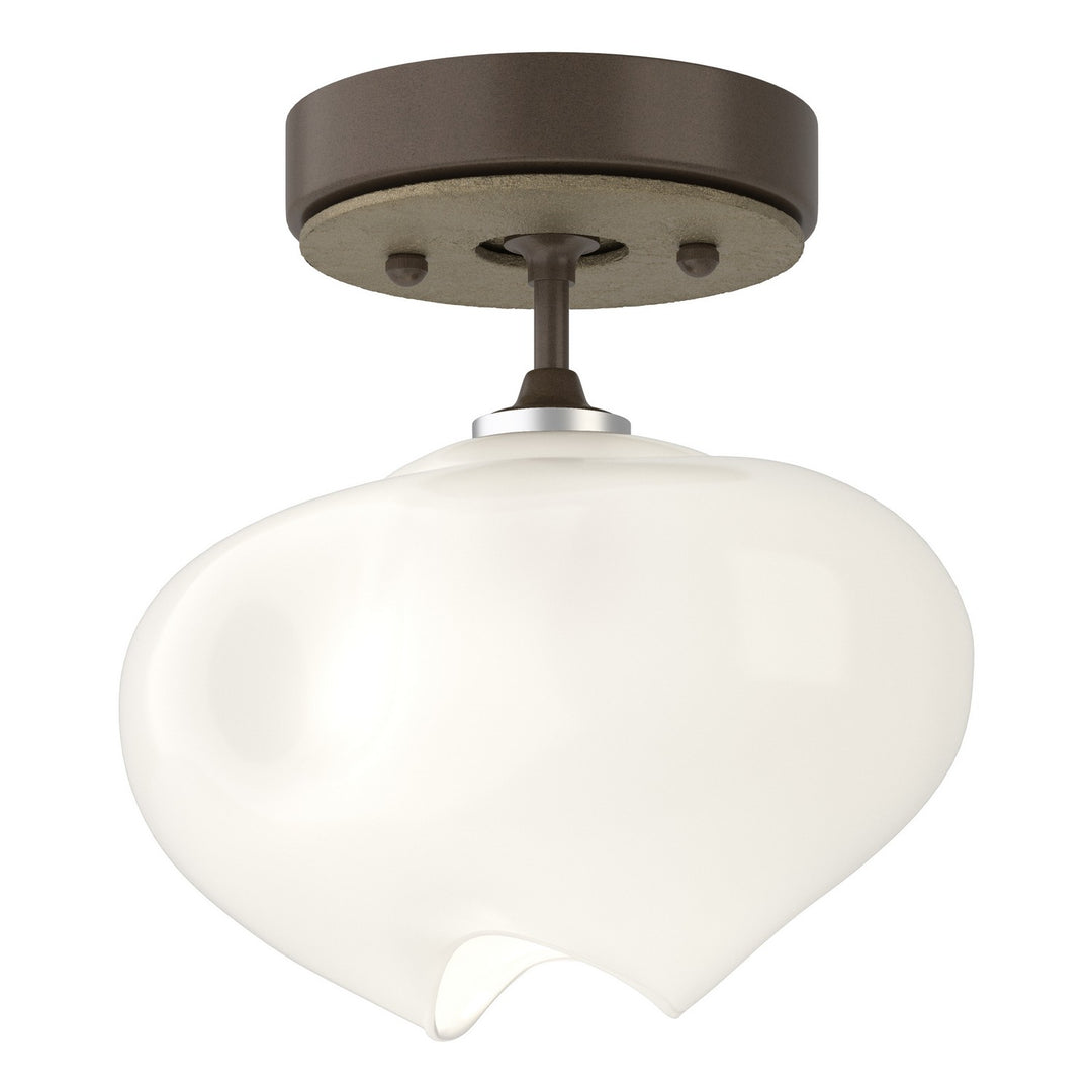 Hubbardton Forge Canada - 121372-SKT-05-84-FD0710 - One Light Semi-Flush Mount - Ume - Bronze