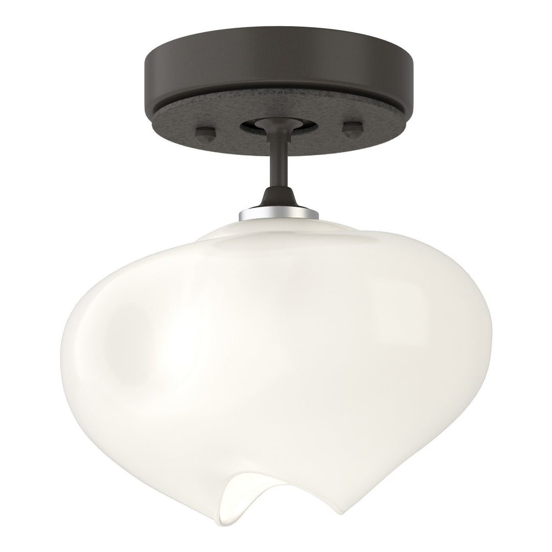 Hubbardton Forge Canada - 121372-SKT-07-20-FD0710 - One Light Semi-Flush Mount - Ume - Dark Smoke