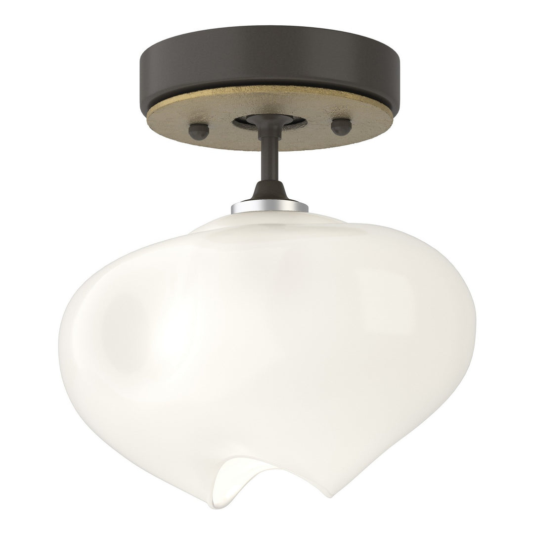 Hubbardton Forge Canada - 121372-SKT-07-86-FD0710 - One Light Semi-Flush Mount - Ume - Dark Smoke