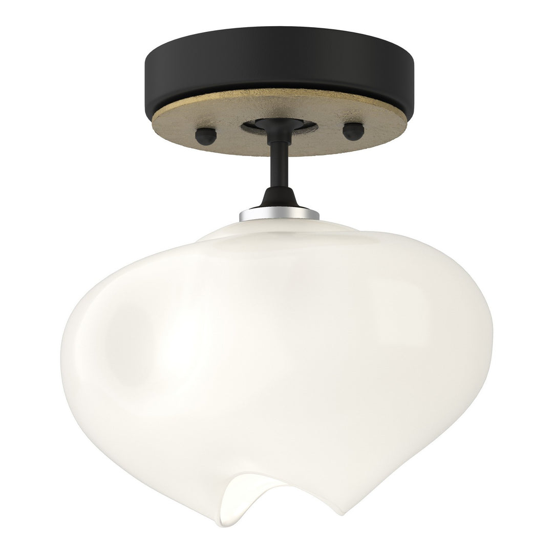 Hubbardton Forge Canada - 121372-SKT-10-86-FD0710 - One Light Semi-Flush Mount - Ume - Black