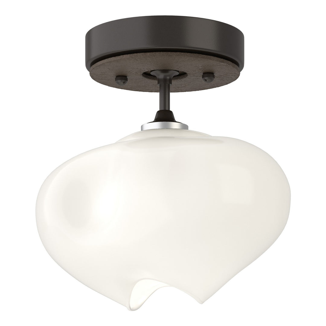 Hubbardton Forge Canada - 121372-SKT-14-05-FD0710 - One Light Semi-Flush Mount - Ume - Oil Rubbed Bronze