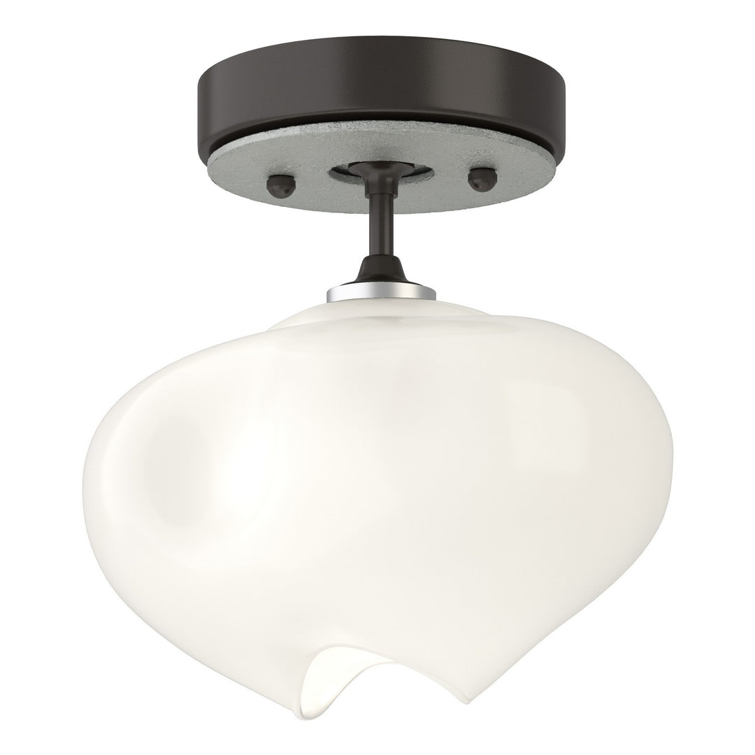 Hubbardton Forge Canada - 121372-SKT-14-82-FD0710 - One Light Semi-Flush Mount - Ume - Oil Rubbed Bronze