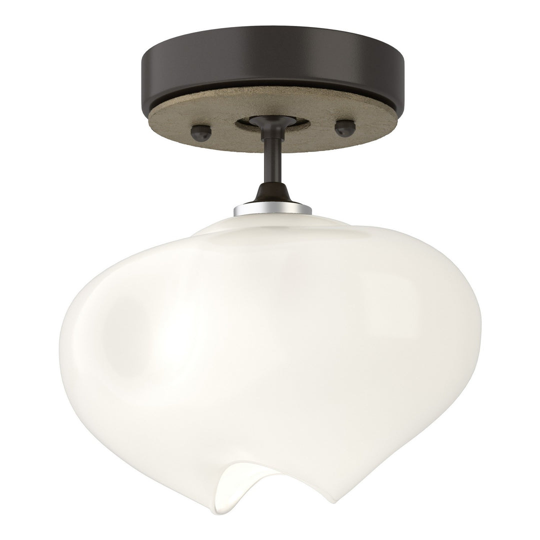 Hubbardton Forge Canada - 121372-SKT-14-84-FD0710 - One Light Semi-Flush Mount - Ume - Oil Rubbed Bronze