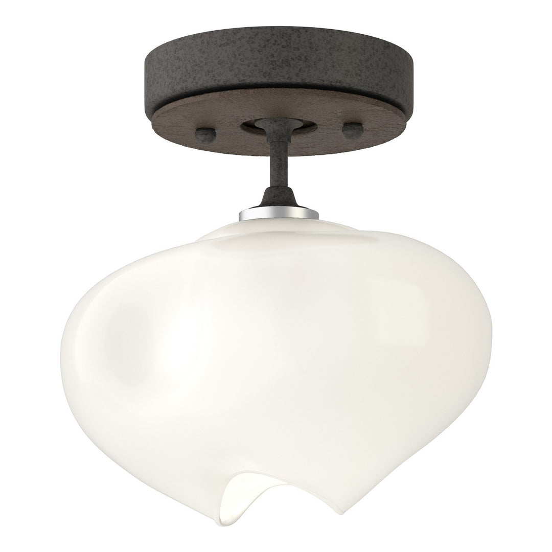 Hubbardton Forge Canada - 121372-SKT-20-05-FD0710 - One Light Semi-Flush Mount - Ume - Natural Iron
