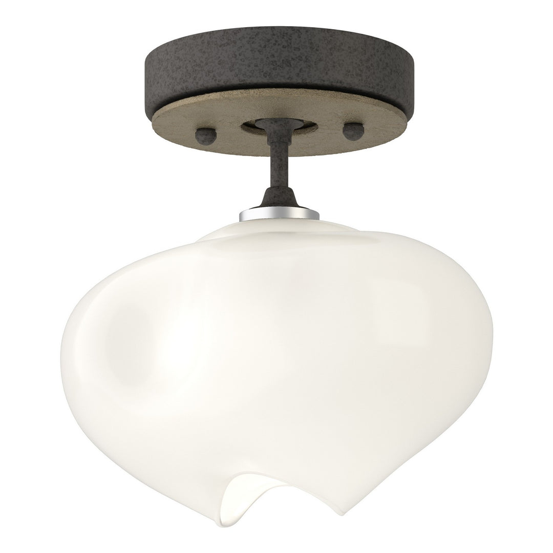 Hubbardton Forge Canada - 121372-SKT-20-84-FD0710 - One Light Semi-Flush Mount - Ume - Natural Iron