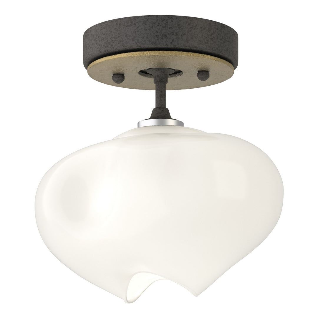 Hubbardton Forge Canada - 121372-SKT-20-86-FD0710 - One Light Semi-Flush Mount - Ume - Natural Iron