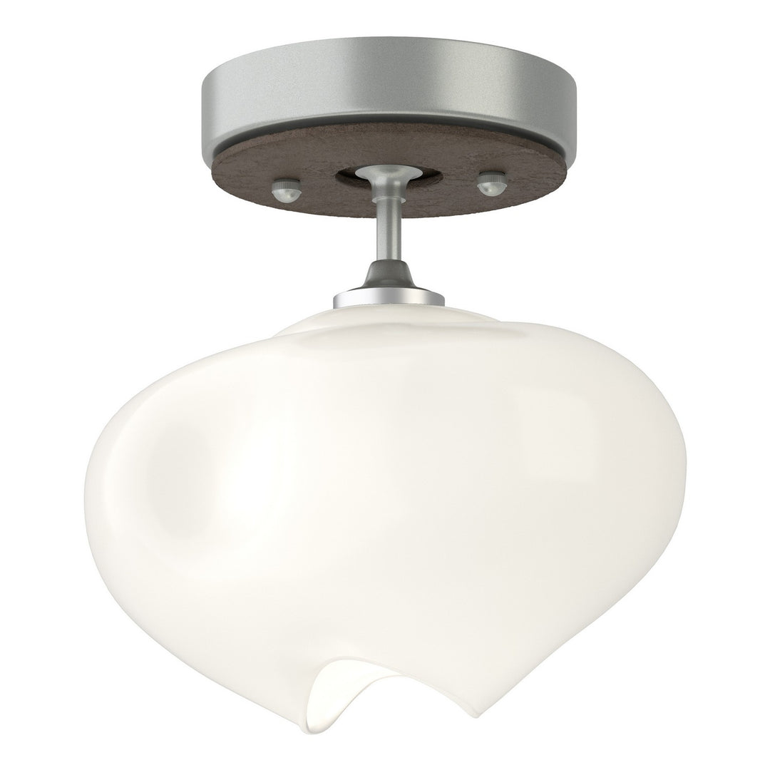 Hubbardton Forge Canada - 121372-SKT-82-05-FD0710 - One Light Semi-Flush Mount - Ume - Vintage Platinum