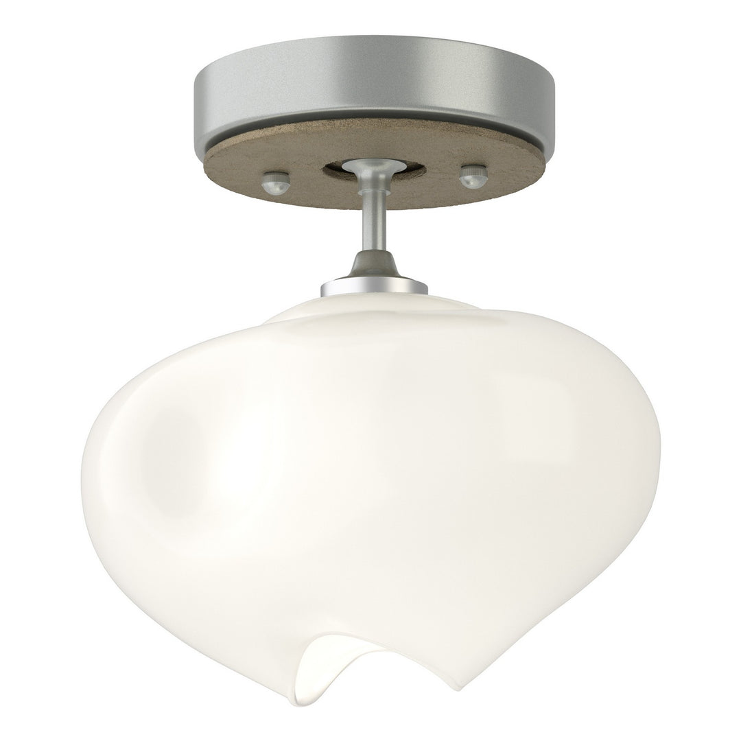 Hubbardton Forge Canada - 121372-SKT-82-84-FD0710 - One Light Semi-Flush Mount - Ume - Vintage Platinum