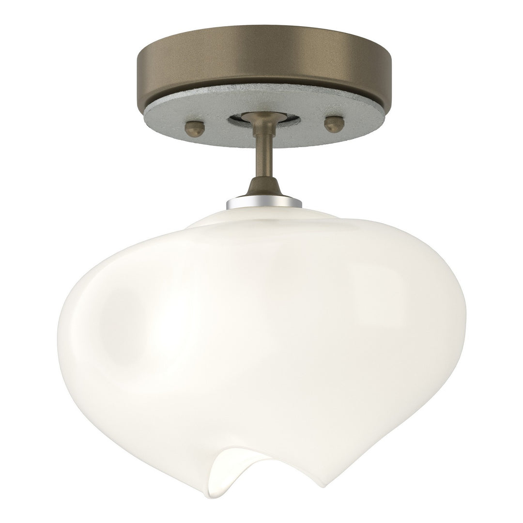 Hubbardton Forge Canada - 121372-SKT-84-82-FD0710 - One Light Semi-Flush Mount - Ume - Soft Gold