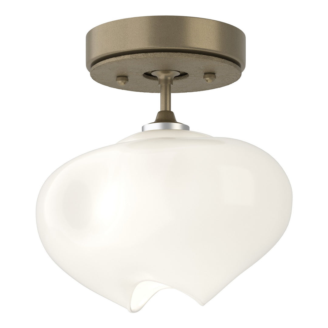 Hubbardton Forge Canada - 121372-SKT-84-84-FD0710 - One Light Semi-Flush Mount - Ume - Soft Gold