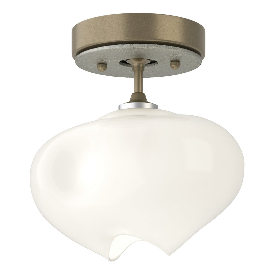 Hubbardton Forge Canada - 121372-SKT-84-85-FD0710 - One Light Semi-Flush Mount - Ume - Soft Gold