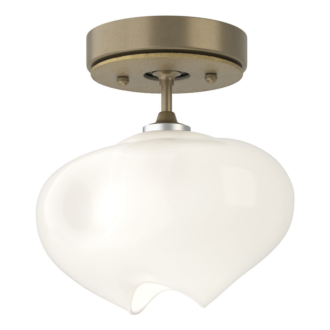 Hubbardton Forge Canada - 121372-SKT-84-86-FD0710 - One Light Semi-Flush Mount - Ume - Soft Gold