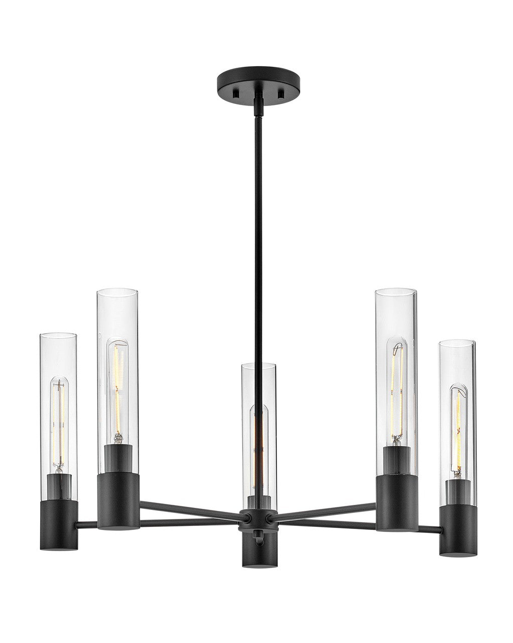 Lark Canada - 85405BK - LED Chandelier - Shea - Black