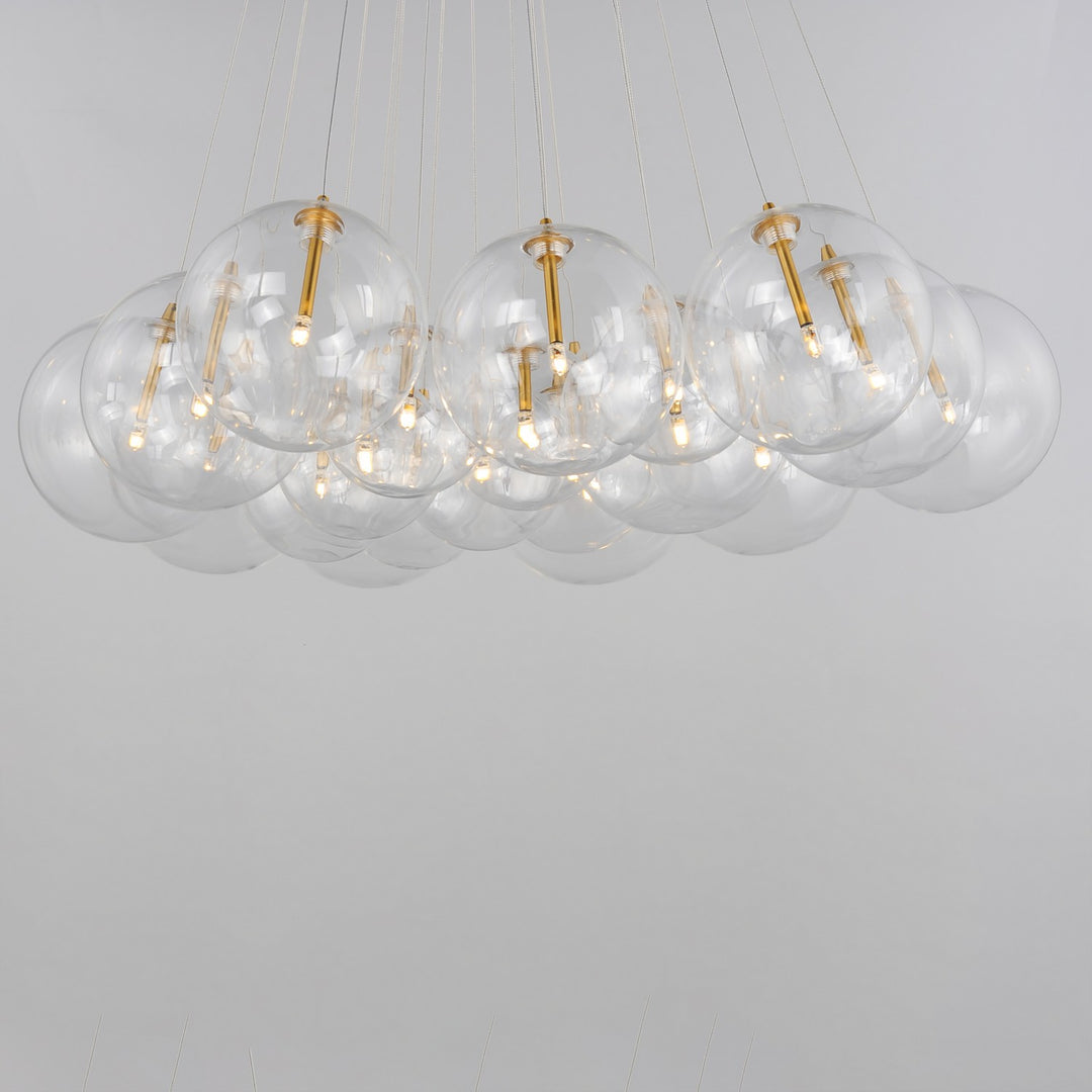 ET2 - E25088-18GLD - LED Pendant - Burst - Gold