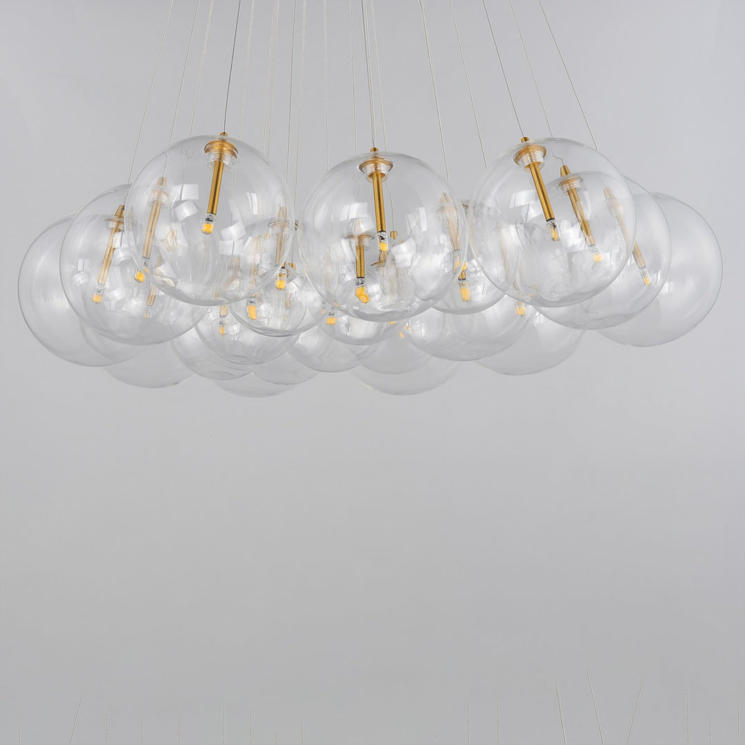 ET2 - E25088-18GLD - LED Pendant - Burst - Gold