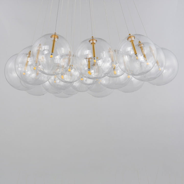 ET2 - E25088-18GLD - LED Pendant - Burst - Gold