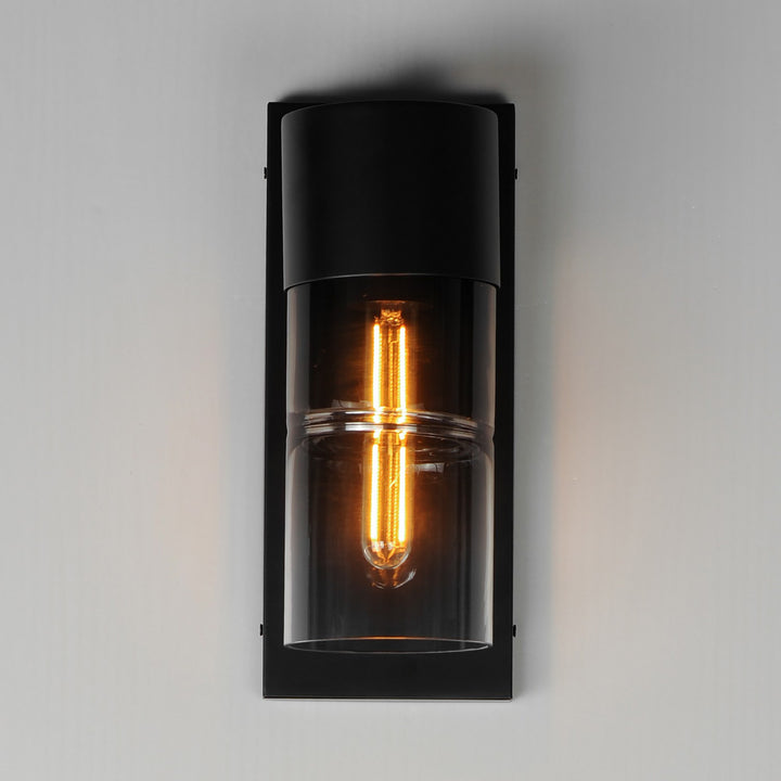 ET2 - E26142-142BK - LED Outdoor Wall Sconce - Smokestack - Black