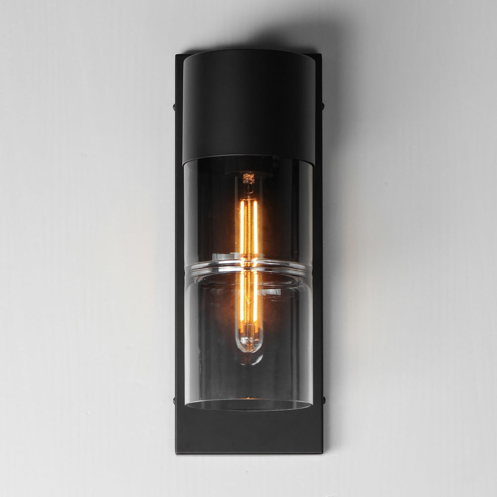 ET2 - E26144-142BK - LED Outdoor Wall Sconce - Smokestack - Black