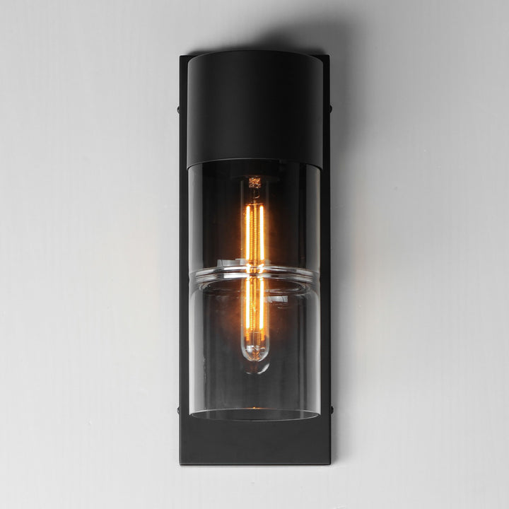 ET2 - E26144-142BK - LED Outdoor Wall Sconce - Smokestack - Black