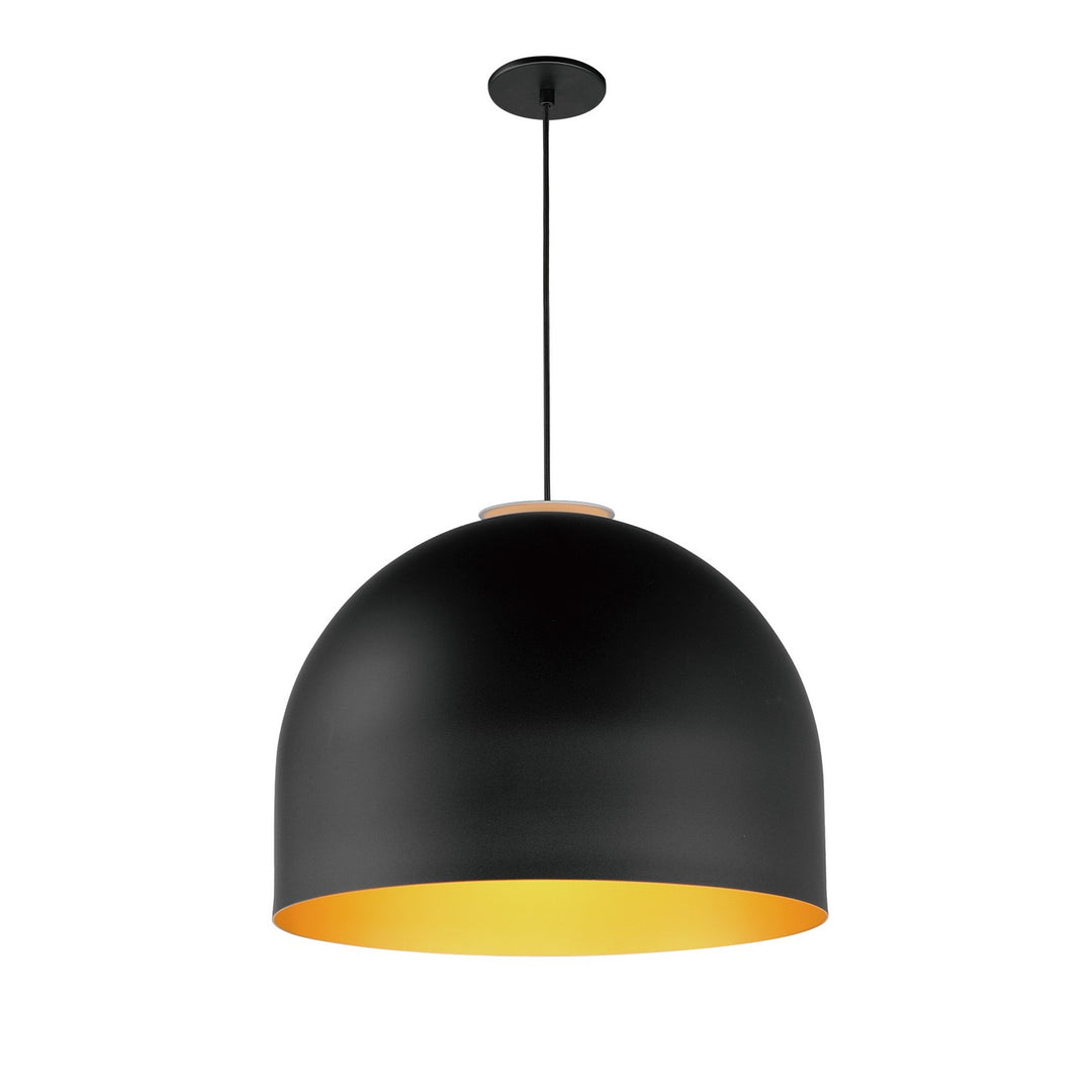 Foster LED Pendant in Black / Gold - available from The Lighting Shoppe, trusted by Canadian homeowners