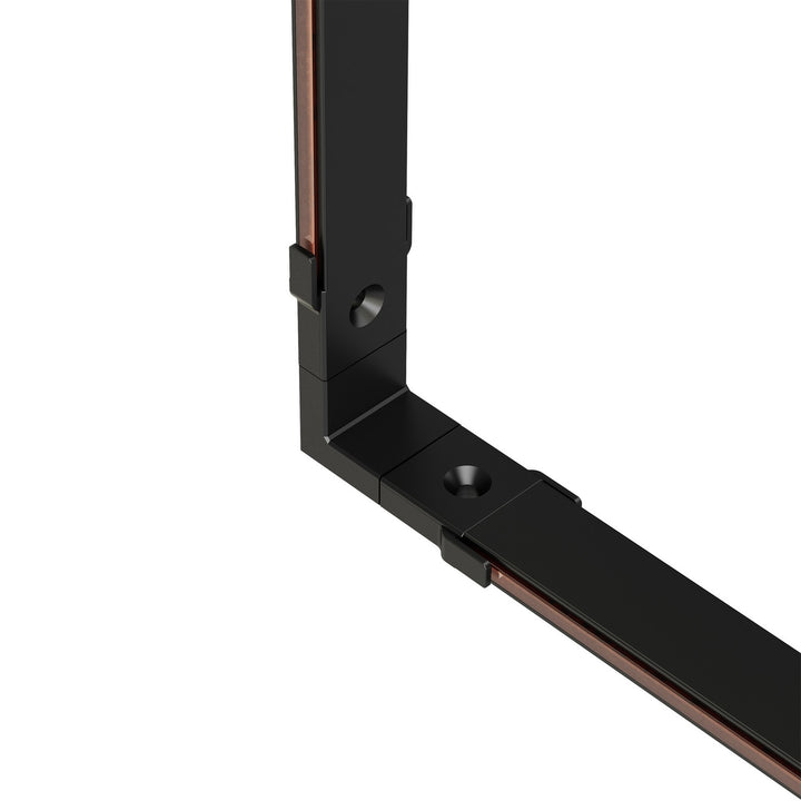 ET2 - ETMSC90-W2C-BK - Track Wall To Ceiling Connector - Continuum - Track - Black