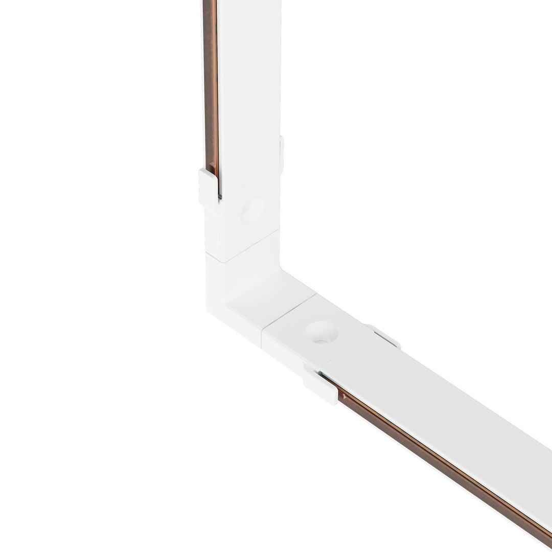 ET2 - ETMSC90-W2C-WT - Track Wall To Ceiling Connector - Continuum - Track - White