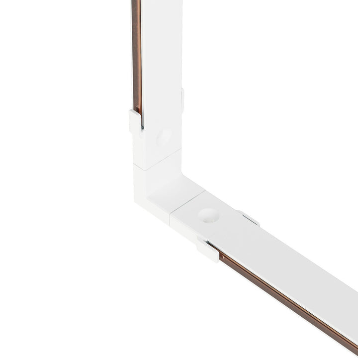 ET2 - ETMSC90-W2C-WT - Track Wall To Ceiling Connector - Continuum - Track - White
