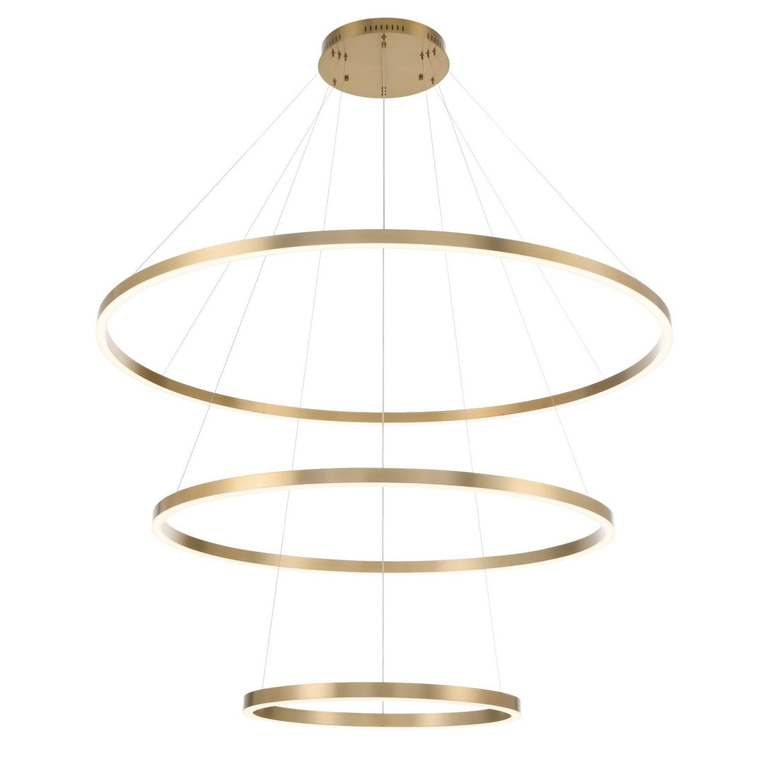 Eurofase Canada - 31474-038 - SPUNTO-CHD-3LT-61IN-GD-WH - SPUNTO - Gold