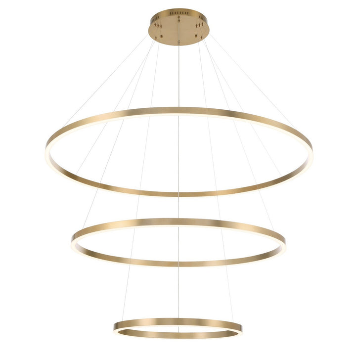 Eurofase Canada - 31474-038 - SPUNTO-CHD-3LT-61IN-GD-WH - SPUNTO - Gold
