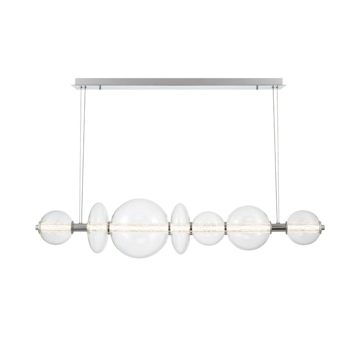 Eurofase Canada - 46772-015 - ATOMO-CHD-7LT-56IN-CHR-CL - ATOMO - Chrome