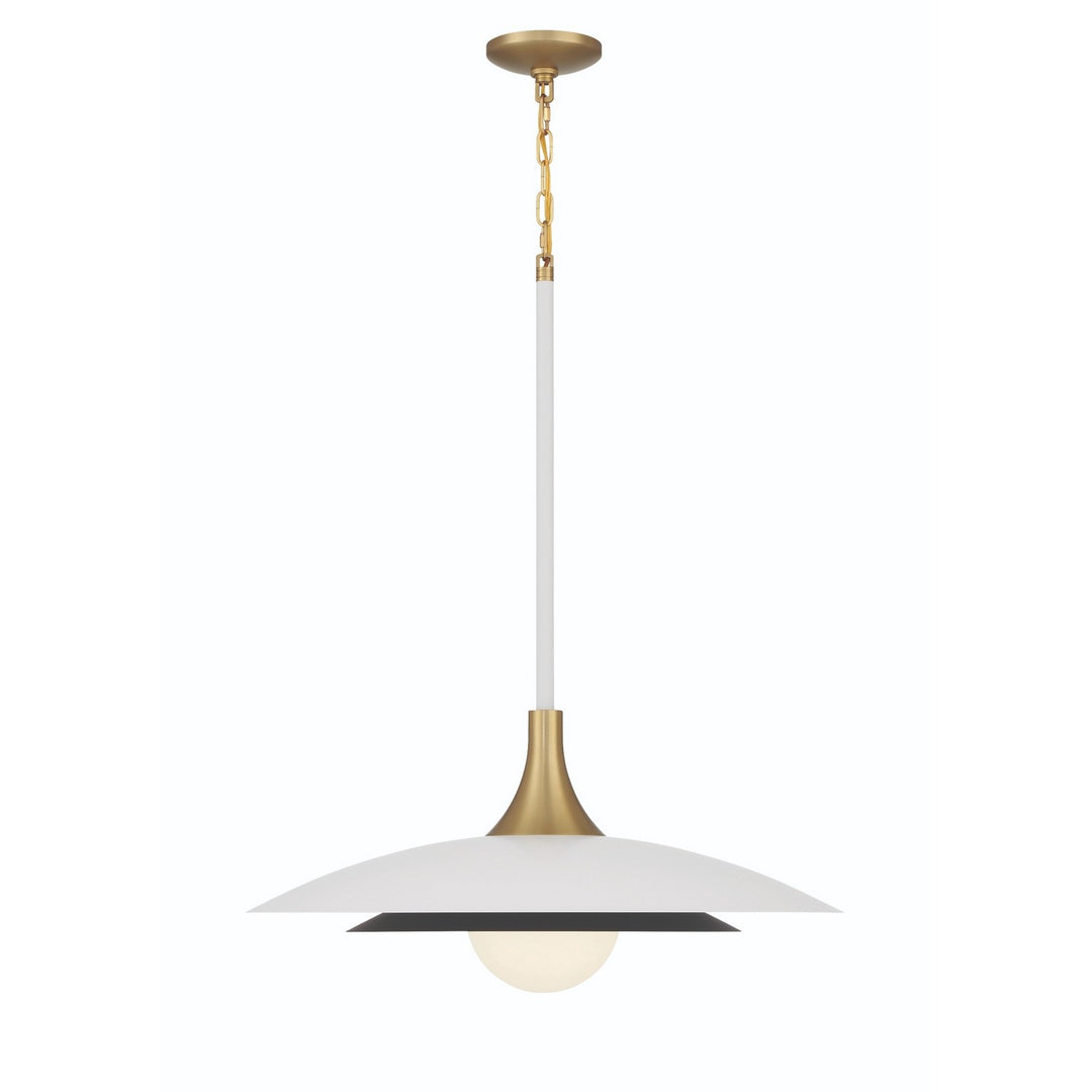 Welsh LED Pendant in White - available from The Lighting Shoppe, trusted by Canadian homeowners