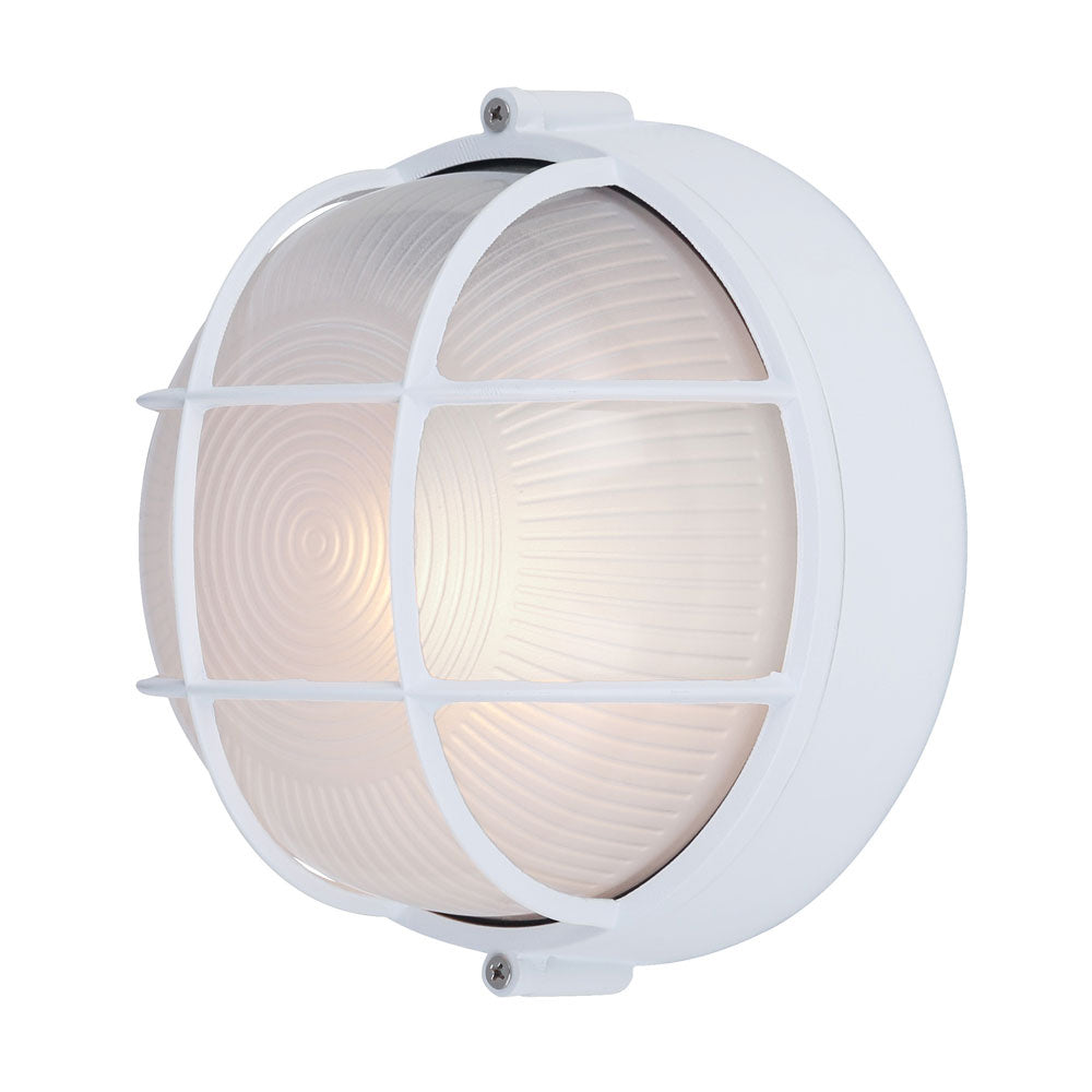 Marine One Light Outdoor Lantern in White - available from The Lighting Shoppe, trusted by Canadian homeowners