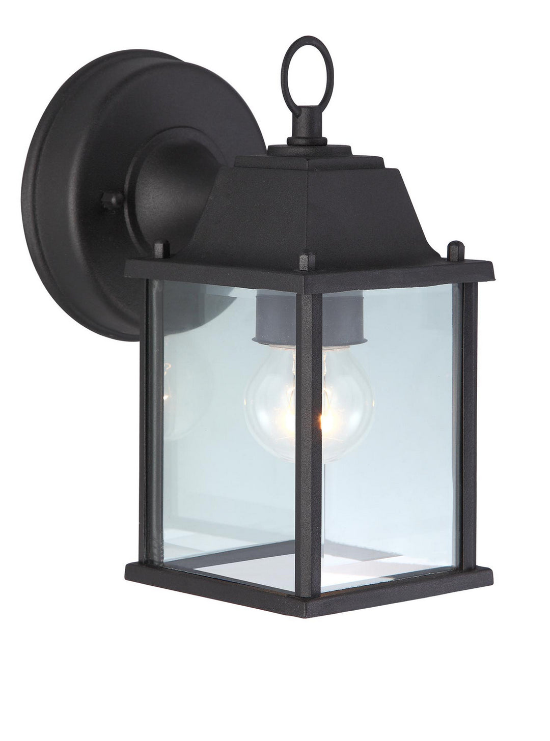 Outdoor One Light Outdoor Lantern in Black - available from The Lighting Shoppe, trusted by Canadian homeowners