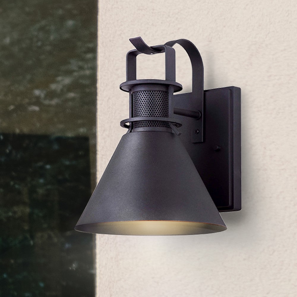 Canarm Canada - IOL586BK - One Light Outdoor Wall Mount - Avery - Black