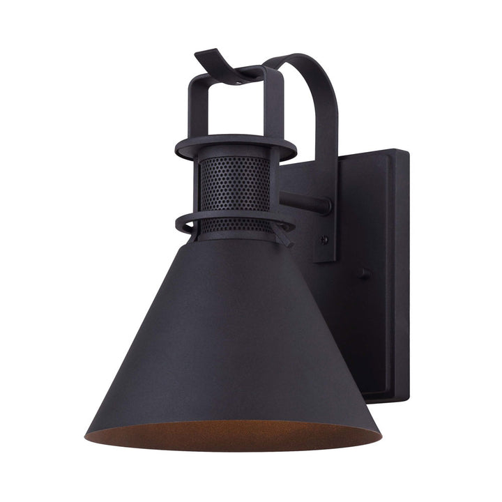 Avery One Light Outdoor Wall Mount in Black - available from The Lighting Shoppe, trusted by Canadian homeowners