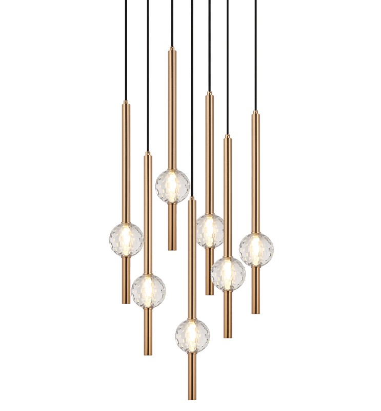 Windchimer Seven Light Pendant - available from The Lighting Shoppe, trusted by Canadian homeowners