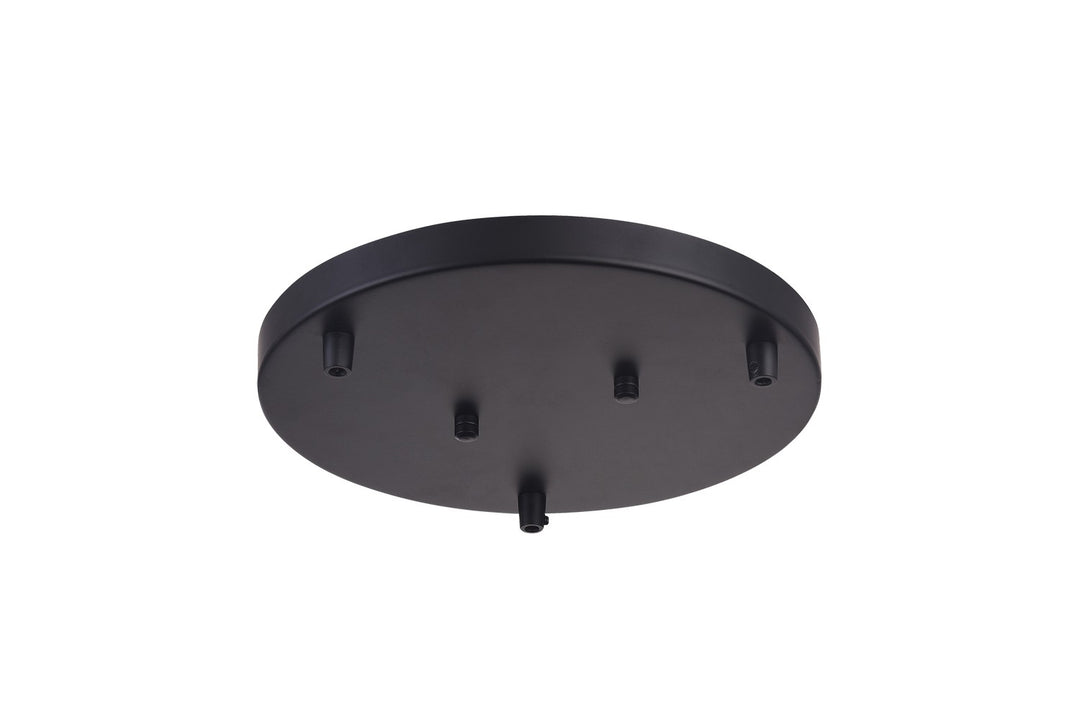 Multi Ceiling Canopy (Line Voltage) Canopy in Black - available from The Lighting Shoppe, trusted by Canadian homeowners