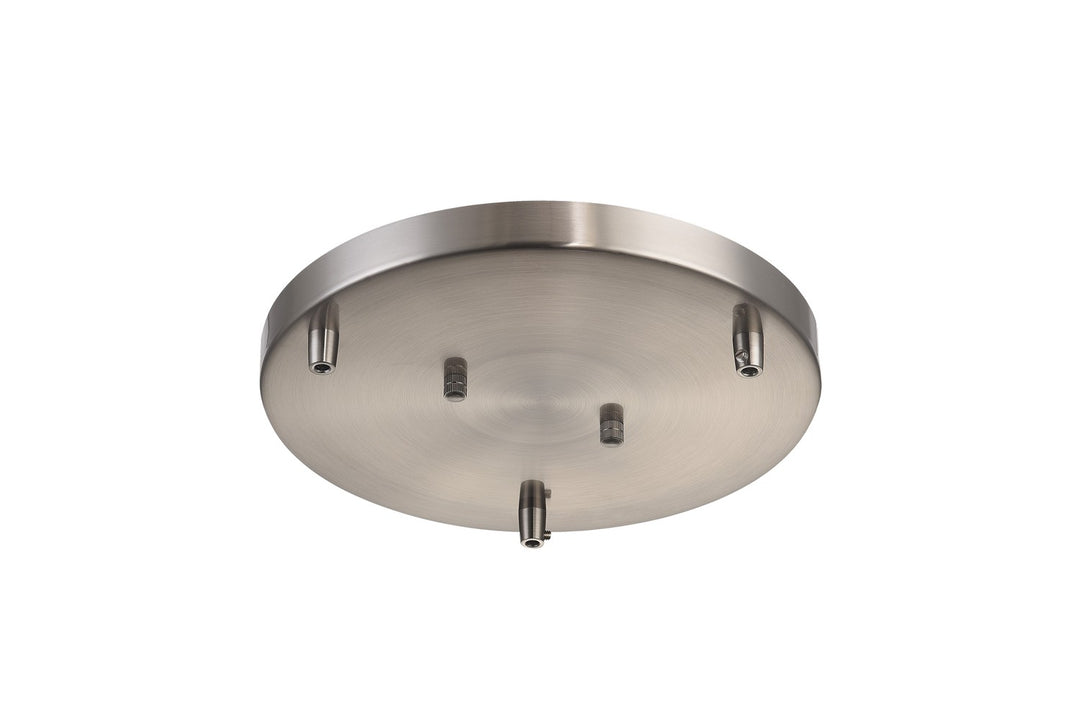 Multi Ceiling Canopy (Line Voltage) Canopy in Brushed Nickel - available from The Lighting Shoppe, trusted by Canadian homeowners
