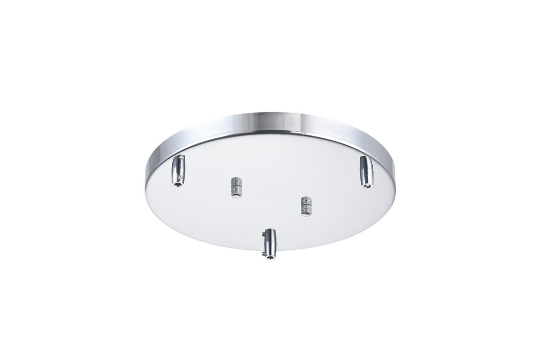 Multi Ceiling Canopy (Line Voltage) Canopy in Chrome - available from The Lighting Shoppe, trusted by Canadian homeowners