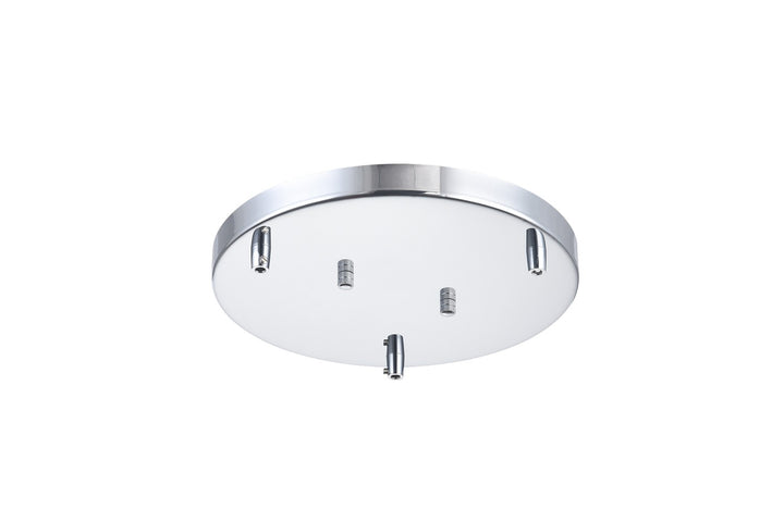 Multi Ceiling Canopy (Line Voltage) Canopy in Chrome - available from The Lighting Shoppe, trusted by Canadian homeowners