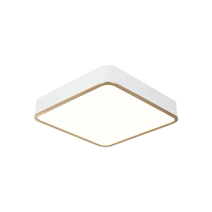 Matteo Canada - M10545WHAG - LED Ceiling Mount - Ainslay - White + Aged Gold Brass